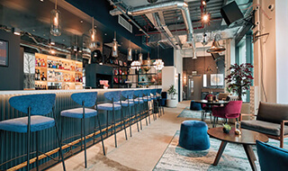 Qube East creative space and lounge